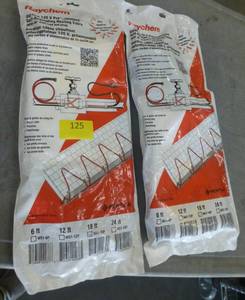 lot 125 image: Two brand new Raychem self regulating heating cables 18 ft long