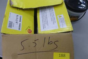 lot 188 image: 5.5 lbs of screws and a half pail of another