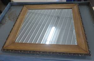 lot 206 image: Two mirrors 22x25 and 24x40