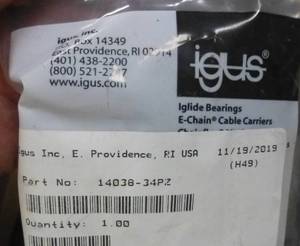lot 221 image: Box of IGUS wire management echain