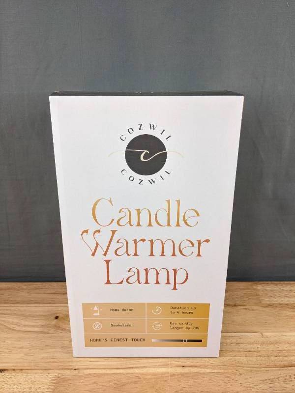 lot 65A image: Brand New Cozwil Candle Warmer Lamp- Pure White Q