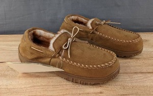 lot 78J image: New Amazon Essentials Moccasins Mens Size 9 Brown N