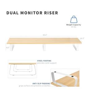 lot 107 image: New VIVO 39 Extra Long Monitor Stand $39.99 Retail B