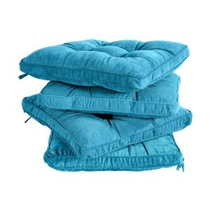 lot 109 image: New Tiita Dining Chair Seat Cushions 18x18 (Set of 4 - Blue) $79.99 Retail B