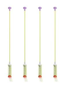 lot 105 image: New Funmit Upgraded DC97-16350U DC97-16350T DC97-16350S Washer Suspension Rods for Samsung (4-Pack) $37.99 Retail B