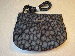 lot 428 image: New Travelon Purse RFID Blocking Technology Black Gray P