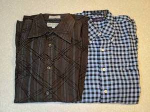 lot 433 image: New Mens Eighty Eight Gant Long Sleeve Shirts Gray Black Navy Blue Size Large P