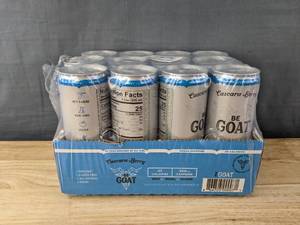 lot 13B image: Brand New Case of 12 BE GOAT Energy 12 oz Cascara Berry Drinks $29.99 Retail N