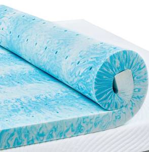 lot 24 image: Brand New PERLECARE 3 Inch Twin XL Memory Foam Mattress Topper for Pressure Relief, Cooling Gel Infusion, CertiPUR-US Certified $79.99 Retail B