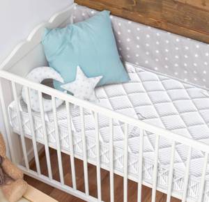 lot 58 image: Brand New Letmxiu Premium Dual-Sided Crib & Toddler Mattress $59.99 Retail B