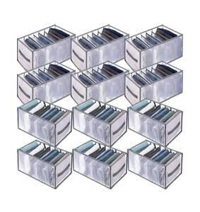 lot 80 image: New 12 Pcs Wardrobe Clothes Organizer Retail $37.99 B