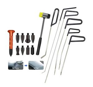 lot 96 image: New Dent-Removal-Tools Paintless Dent Repair Rods,Dent Removal Rods Tools Kit for Hail Damage, Door Dings and Car Dents $29.99 Retail B