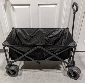 lot 32 image: Collapsible Folding Utility Wagon, Black B