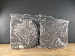 lot 39 image: New Gray Chair Pads Size 16x16  B