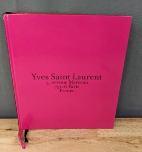 lot 47 image: Yves Saint Laurent 5, Avenue Marceau, 75116 Paris, France Hardcover Book by David Teboul N