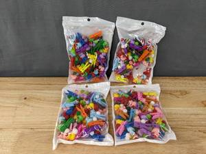 lot 91 image: Brand New (4) Bags of Christmas Duck Wooden Clips B