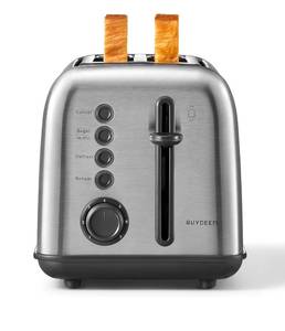 lot 57 image: Brand New BUYDEEM DT620 2-Slice Toaster, Extra Wide Slots $47.99 Retail B