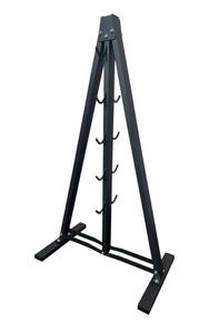 lot 50 image: New Gym Fitness LAT Pull Down Bar Storage Rack $64.89 Retail B