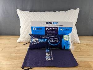 lot 171 image: Queen Sidney Sleep Pillow for Side and Back Sleepers, Store Display Pillow B