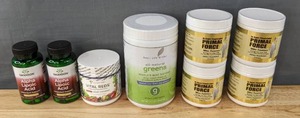 lot 35G image: 8 Brand New Past Best By Date Supplements Vital Reds Greens Lipoic Acid Primal Force N