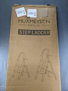 lot 14 image: Brand New Folding 3 Step Ladder B
