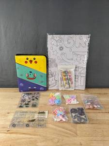 lot 88K image: New Winnie the Pooh Pens, Pokmon Card Case, Straw Toppers and More B