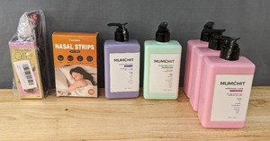 lot 192 image: Brand New Mumchit Melting Body Lotion, Argan Rich Oil and Nasal Strips B