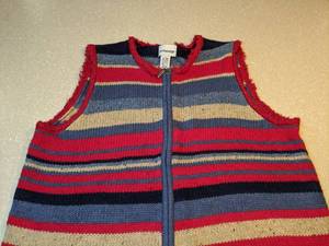 lot 457 image: Breckenridge Womens Zip Up Vest Size Large P