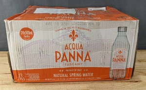 lot 91J image: New Acqua Panna Natural Spring Water, 16.9 Fl. Oz. Plastic Bottles, Pack of 24 $56.00 Retail N