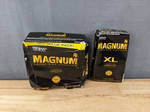 lot 79J image: New Boxes of Trojan Magnum L and XL Condoms X