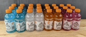 lot 40H image: 4 Six Packs of New Gatorade Zero Cherry Berry Freeze 24 Total N