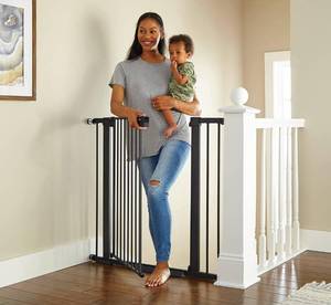 lot 51G image: Brand New Cumbor 36 Extra Tall Baby Gate 29.7-40.6 Width Retail $99.99 B