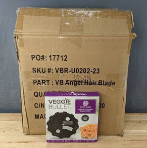 lot 53G image: Resellers Paradise 20 Brand New Veggie Bullet Udon Blade 5MM Steel Blade Vegetable Cutter Spiralize in Seconds B