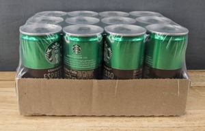 lot 56G image: Brand New Case of 12 Starbucks Espresso and Cream Light 12oz Cans N