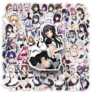 lot 20G image: 50 New Anime Girls Stickers N