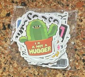 lot 150A image: 50 Brand New Funny Sarcastic Theme Aesthetic Stickers for Water Bottles, Laptops, Helmets Etc C