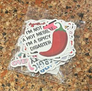 lot 80C image: 50 New Sarcastic Graffiti Stickers C