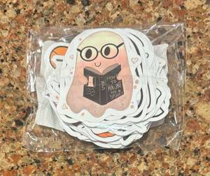 lot 16B image: 50 New Cute Ghost Stickers Halloween C