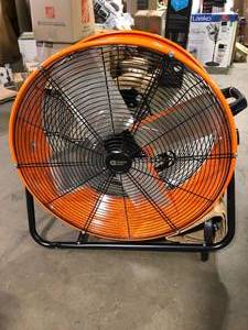 Commercial Electric 24 in. 2-Speed Heavy Duty Tilt Drum Fan  Customer Returns See Pictures