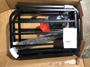 VEVOR 53 in. x 19 in. x 5 in Hitch Cargo Carrier 500 lbs. Luggage Carrier Rack Basket Fit 2 in. Hitch Receiver for SUV Truck Customer Returns See Pictures