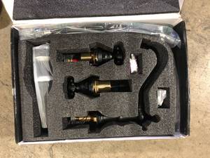 8 in. Widespread 2-Handle 3-Hole Bathroom Faucet with Drain Kit and cUPC Water Supply Lines in Matte Black  Customer Returns See Pictures