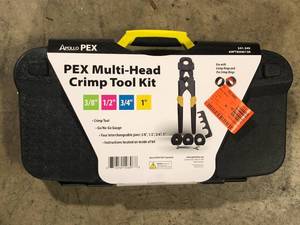 Apollo Multi-Head PEX-B Crimp Tool Kit Customer Returns See Pictures