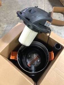 RIDGID 10 Gallon 6.0 Peak HP Stainless Steel Shop Vac Wet Dry Vacuum with Filter, Dust Bags, Locking Hose and Accessories  Customer Returns See Pictures