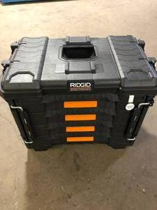 RIDGID 2.0 Pro Gear System 22 in. XL 4 Drawers Modular Tool Box Storage   Customer Returns See Pictures