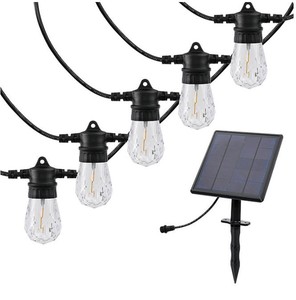 lot 715 image: Westinghouse 36 Vintage Warm White Solar Powered LED String Lights