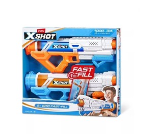 lot 250 image: NEW ZURU X-Shot Water Blaster, Epic 2-Pack
