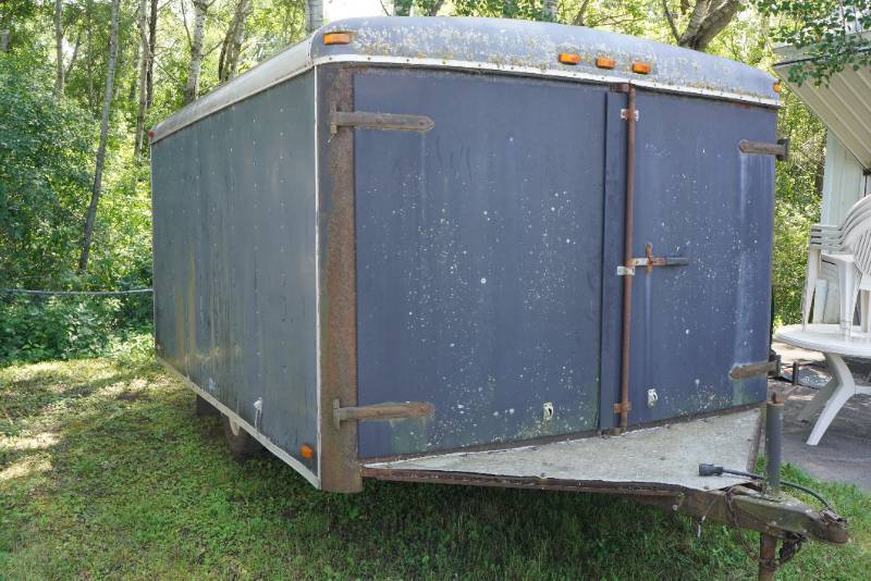 lot 1M image: Enclosed Snowmobile Trailer - Best for Storage