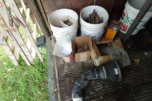 lot 272 image: Assorted Flail Mower Parts - Pins, Linkage