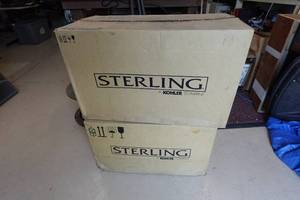 lot 330 image: 2 NEW Sterling Toilet Bowls