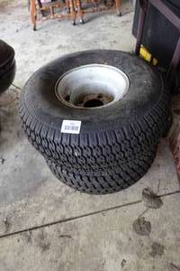 lot 230 image: Turf Trac 20x8.00-8 NHS Tires on Wheels